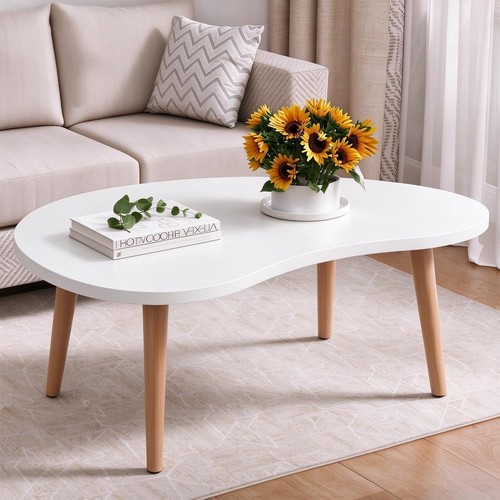 White oval mini coffee - white,
