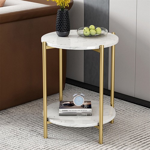 Gold round side end - gold,