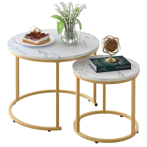 Aboxoo coffee table nesting - table,
